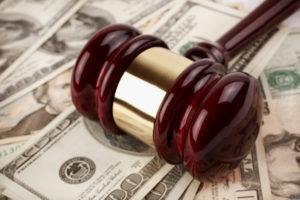 High Asset Divorce Attorney Connecticut gavel and money